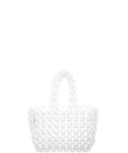 Fashion Crystal Beaded Sparkling Mini Bag HBG-103286 CLEAR